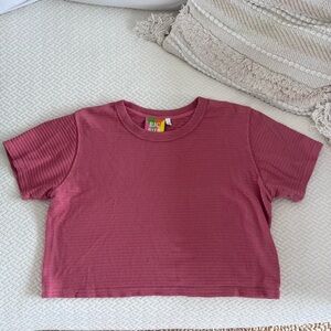Big Bud Press Honeycomb Cropped Tee